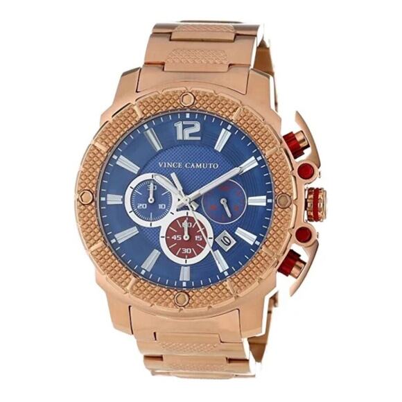 Vince Camuto Men's VC/1020BLRG "The Striker" Stainless Steel Dress Watch A3 - Picture 1 of 9